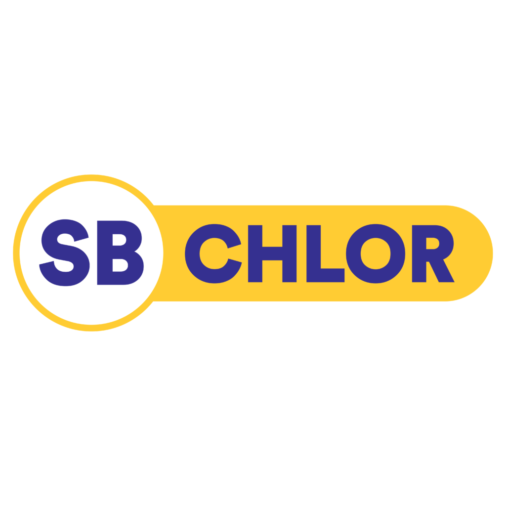 SB Chlor Logo White